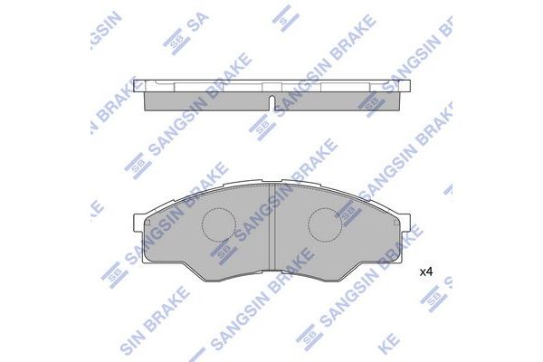 Fren Disk Balata Ön SANGSIN SP1276