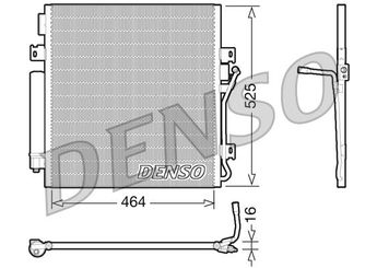 Klima Radyatörü  DENSO DCN06011  68033237AA 68033237AB 68003970AA 68003971AB 68003971AC
