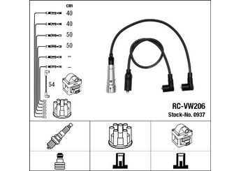 Buji Kablosu  NGK 0937  