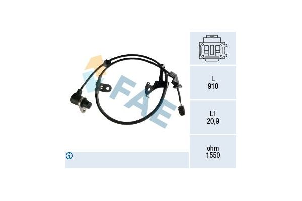 Abs Sensörü Ön Sağ FAE 78472