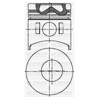 Piston (104.50MM-0.50)  YENMAK 31-04440-050