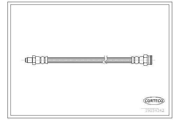 Fren Hortumu Arka Sağ veya Sol Abarth Grande Punto (199)(2008->)  FROW 177.1112.002