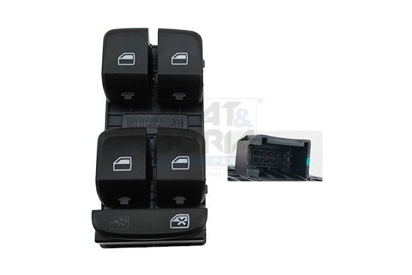 Cam Açma Düğmesi Ön Sağ Audi S4 Sedan (8K2)(03.2009->)  ROCKSWELL A135