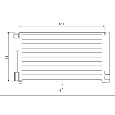 Klima Radyatörü  Fiat Punto (199)(2012->)  VALEO 818193