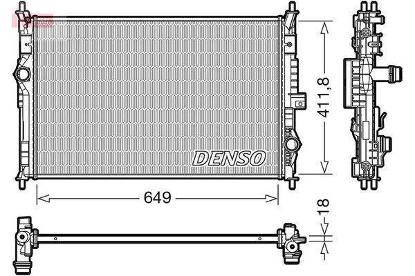 Su Radyatörü  Fiat E- Doblo (361) Combi (2022->)  DENSO DRM21103