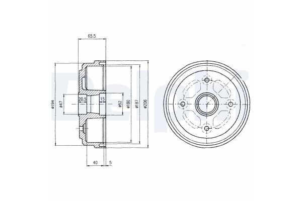 Kampana Arka Sağ veya Sol DELPHI BF490