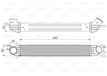 Turbo Radyatörü  VALEO 818580  1751275 17 51 2 75 17512751277 17 51 2 751 277 2751277 2 751 277