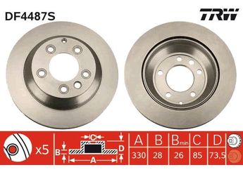 Fren Disk Ayna Ön Sağ ve Sol MAGNETI MARELLI 360704028200  7L6615601D 7L6 615 601 D 7L6615601J 7L6 615 601 J 7L8615601C 7L8 615 601 C 95535240100 955 352 401 00 95535240130 955 352 401 30 95535240131 955 352 401 31