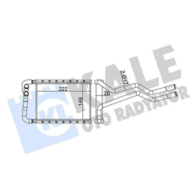 Kalorifer Radyatörü  Hyundai Santa Fe (CM)(2006->)  MANDO DC971382B000