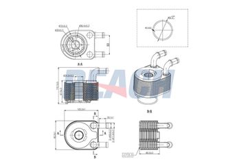 Motor Yağ Soğutucu  RENAULT ORJINAL 213050003R  213050003R