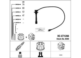 Buji Kablosu  NGK 9099  9091921417 90919-21417