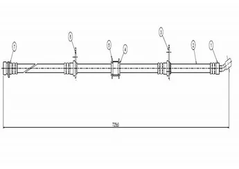 Fren Hortumu Ön Sağ veya Sol CAVO C800 694A  46410SS0003