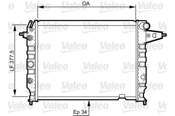 Su Radyatörü  Audi A1 (8XK)(11.2014->)  VALEO 730395