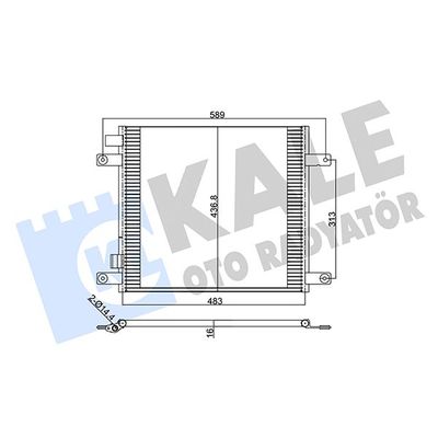Klima Radyatörü  KALE 350330