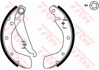 Fren Pabuçlu Balata Arka WALBURG WBS1088  1605041 1605052 1605811 1605909 1605952 90421796 90542862 91149504 91158363 9196291 16 05 041 16 05 952 16 05 052