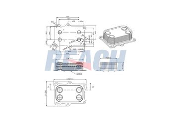 Motor Yağ Soğutucu  BSG 25-506-018  55236756 55219087 55215005