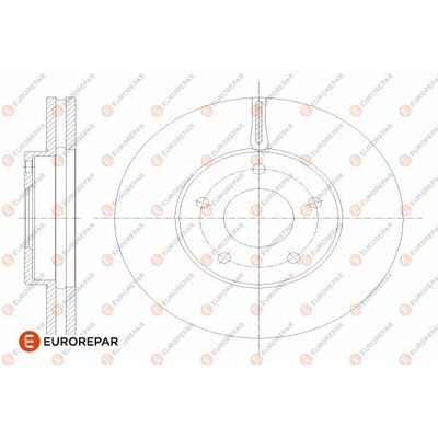 Fren Disk Ayna Ön Sağ ve Sol Nissan Maxima QX (CA33)(01.2000->)  EUROREPAR 1642750580
