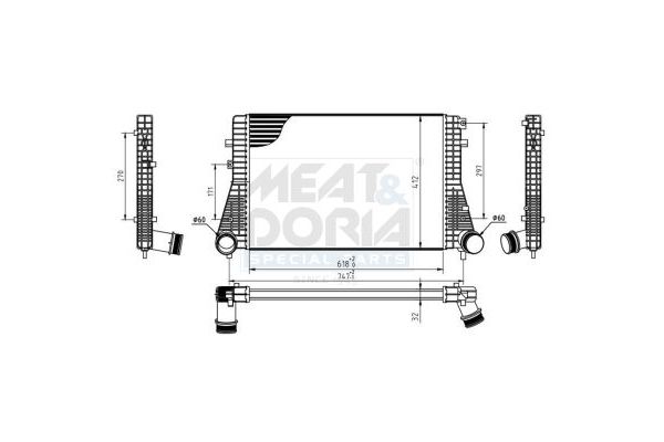 Turbo Radyatörü  BEHR 8ML 376 746-721