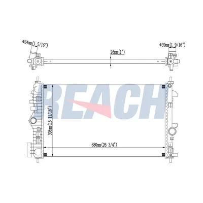 Su Radyatörü  Opel Insignia A Country Tourer (2013->)  PSA ORJINAL 1312C5