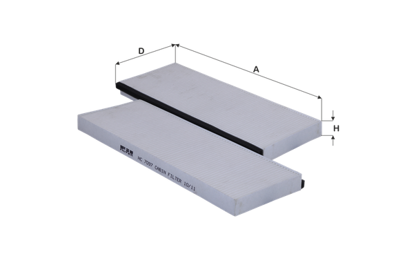 Polen Filtresi  Ford Transit P.Van Uzun Şasi (FY)(2000->)  FIL FILTRE HC 7097