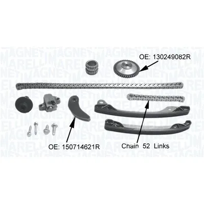 Triger Zincir Seti  Dacia Duster I (03.2010->)  BSG 75-102-012