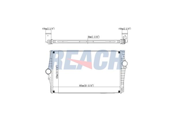 Turbo Radyatörü  Volvo XC90 (07.2002->)  VEKA 42-4504