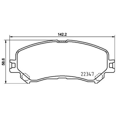 Fren Disk Balata Ön Renault Scenic III (04.2009->)  MAGNETI MARELLI 363700468067