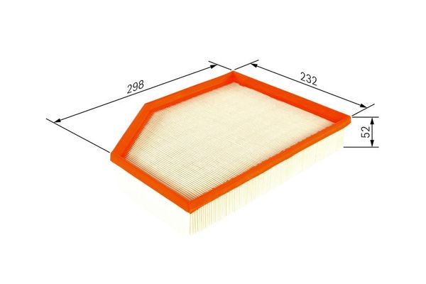 Hava Filtresi  Volvo V40 (03.2012->)  BOSCH F 026 400 501