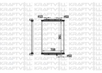 Su Radyatörü  KRAFTVOLL 08040039  5001867210 5010514415 5010514416 7420775792 7421699253 7485013126 7485013127 7485013165
