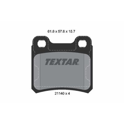 Fren Disk Balata Arka Opel Astra F Van (1991->)  TEXTAR 2114001