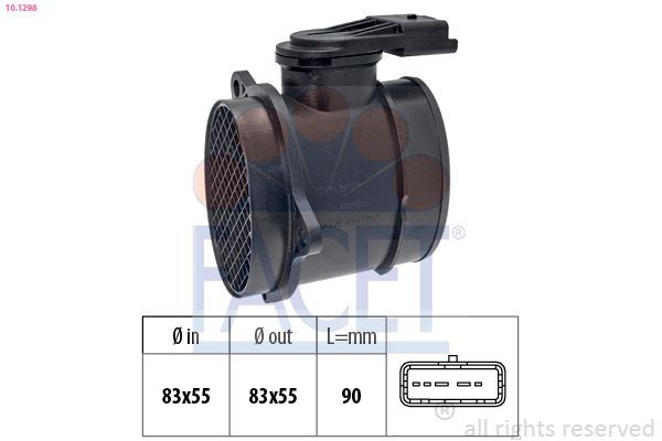 Hava Debimetresi  Mazda 3 Sedan (BK)(06.2003->)  FIAT ORJINAL 1610874680