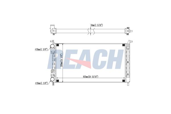 Su Radyatörü  BEHR CR 296 000S