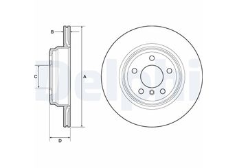 Fren Disk Ayna Arka Sağ ve Sol DELPHI BG4665C  34216864899 34216792233 3421 6792 233 3421 6864 899