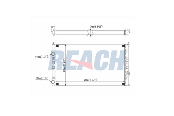 Su Radyatörü  RADISEN RR 65243