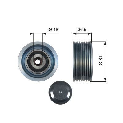 Vantilatör Kayış Gergi Rulmanı  GATES T36508