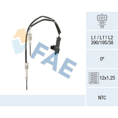 Egzoz Sıcaklık Sensörü  DS 5 (04.2015->)  DENSO DET-0158