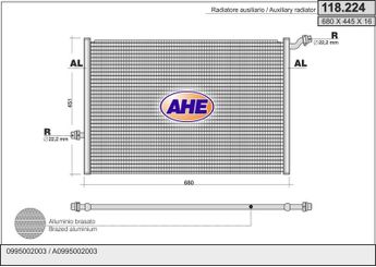 Su Radyatörü  ORİS IME157016  A0995002003 995002003 0995002003
