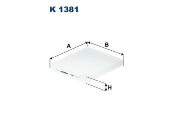 Polen Filtresi  FILTRON K 1381  87139F4010 87139-F4010 97133C5000 97133 C5000