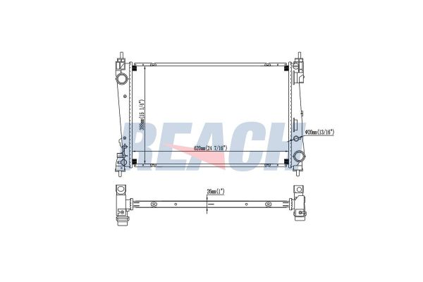 Su Radyatörü  Abarth Grande Punto (199)(2008->)  AXAM 04-09-05-0218
