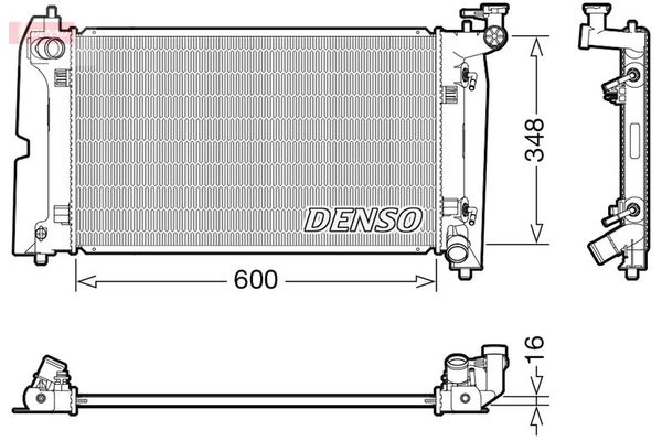 Su Radyatörü  DENSO DRM50111