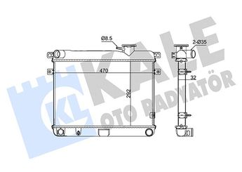 Su Radyatörü  MGA 80082  77755460