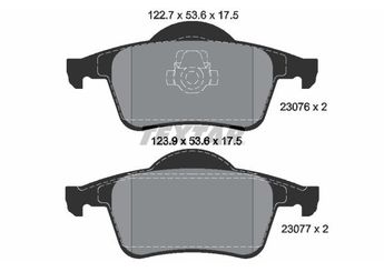 Fren Disk Balata Arka TEXTAR 2307602  272399 274334 8634925 WVA23075 2723997 272944 30648382 30681695 8623862 86349255