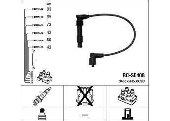 Buji Kablosu  NGK 0898  8821951