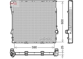 Su Radyatörü  DENSO DRM05113  DRM05113 17107544668