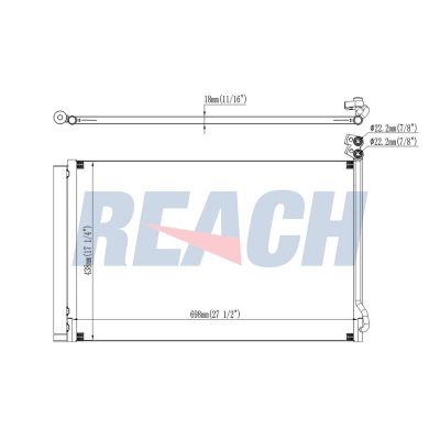 Klima Radyatörü  Tesla Model X (03.2016->)  NRF 350608
