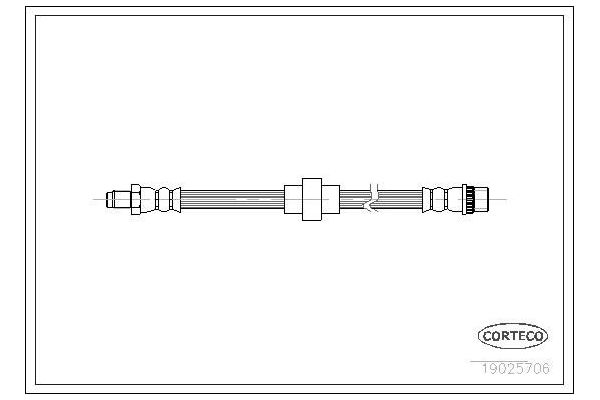 Fren Hortumu Ön Sağ veya Sol SVAC 60-0262