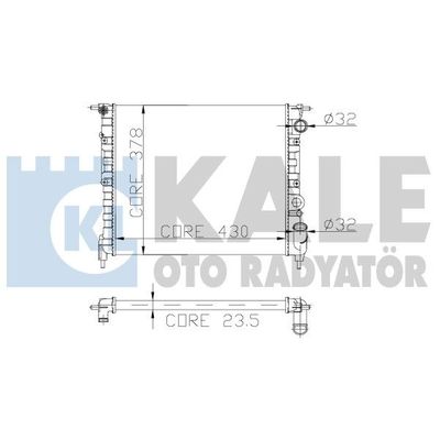 Su Radyatörü  KALE 0507072AL
