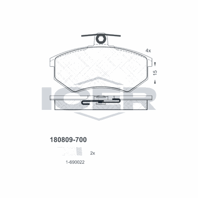 Fren Disk Balata Ön OTOZONE FDO7011-R3