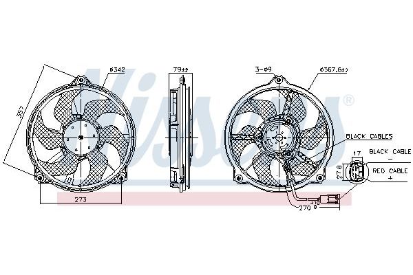 Radyatör Fan ve Motoru  PSA ORJINAL 1253Q7