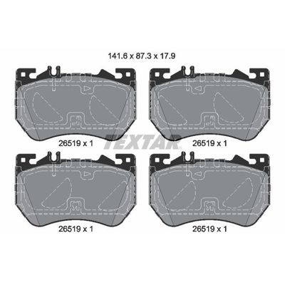 Fren Disk Balata Ön BRAXIS AB0665
